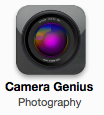 iPhoneアプリCamera Geniusは是非1番左画面に置いておきたい！